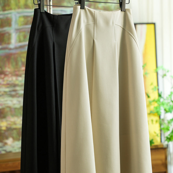 Damen Eleganter, weit geschnittener Maxirock Echoarchiv