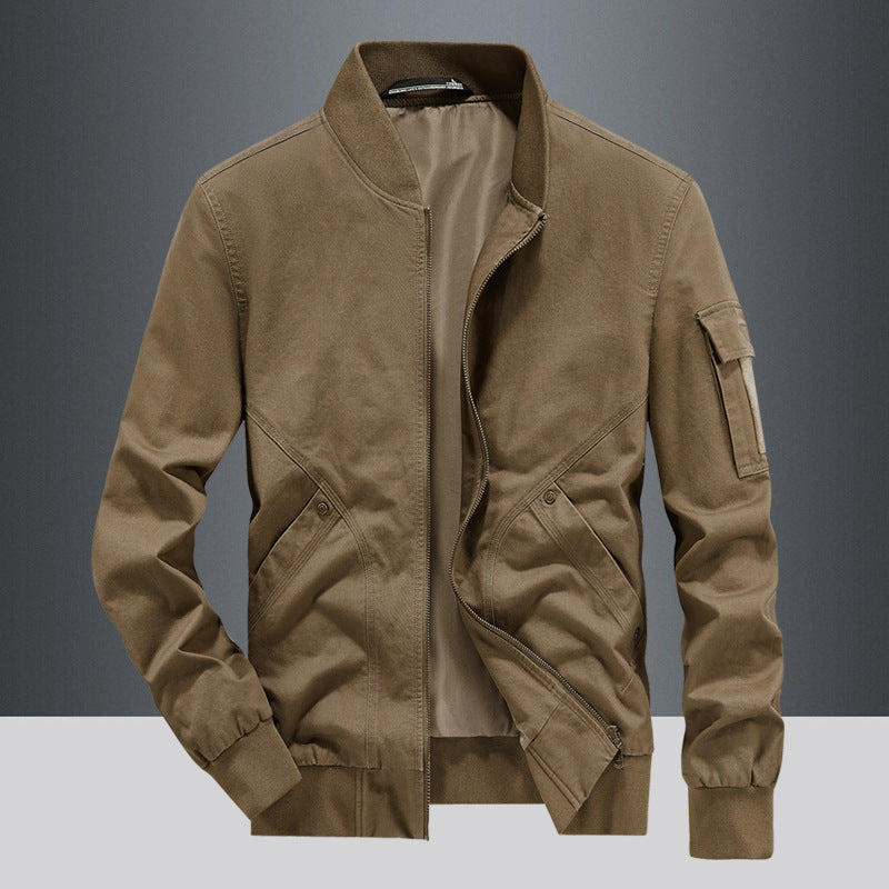 Herren modische Pilotjacke mit praktischen Taschen Echoarchiv