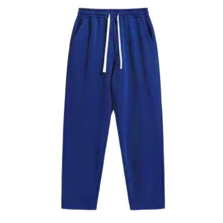 Unisex lässige Straight‑Leg Jogginghose mit elastischem Komfortbund, kontrastierendem Kordelzug und seitlichen Eingrifftaschen – Sorevano