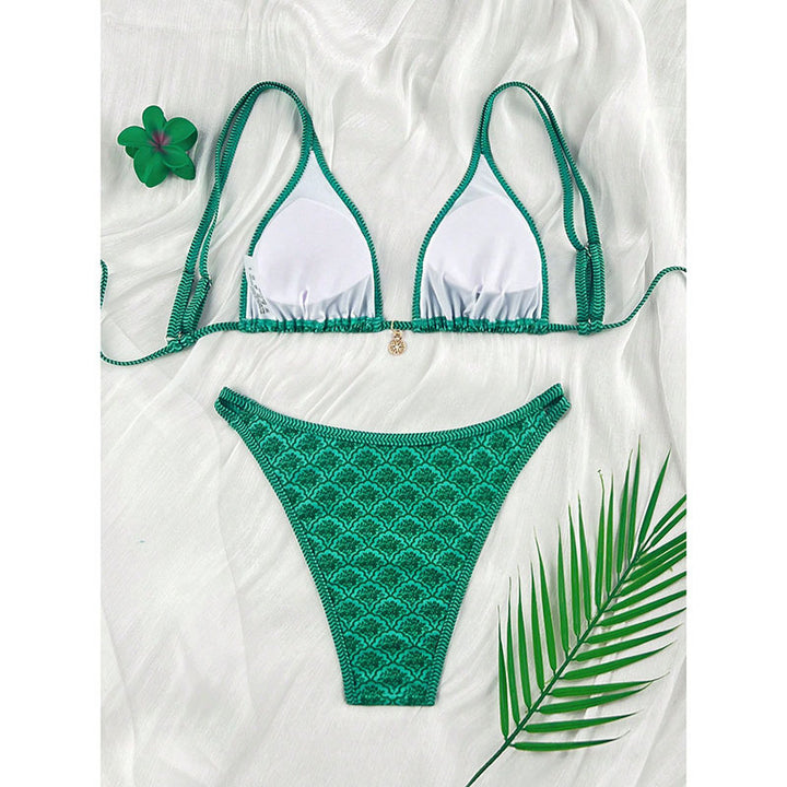Damen Triangel-Bikini mit modischem Floral-Design Echo Archiv