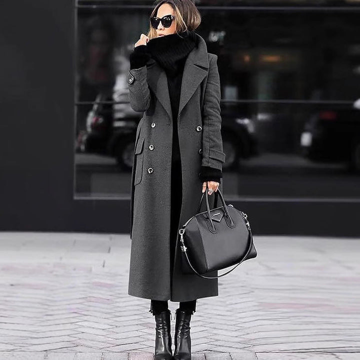Damen eleganter Wollmantel Echoarchiv