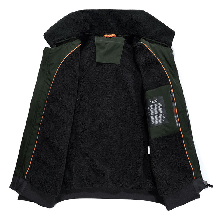 Herren multifunktionale Jacke mit weichem Teddy-Futter Echoarchiv