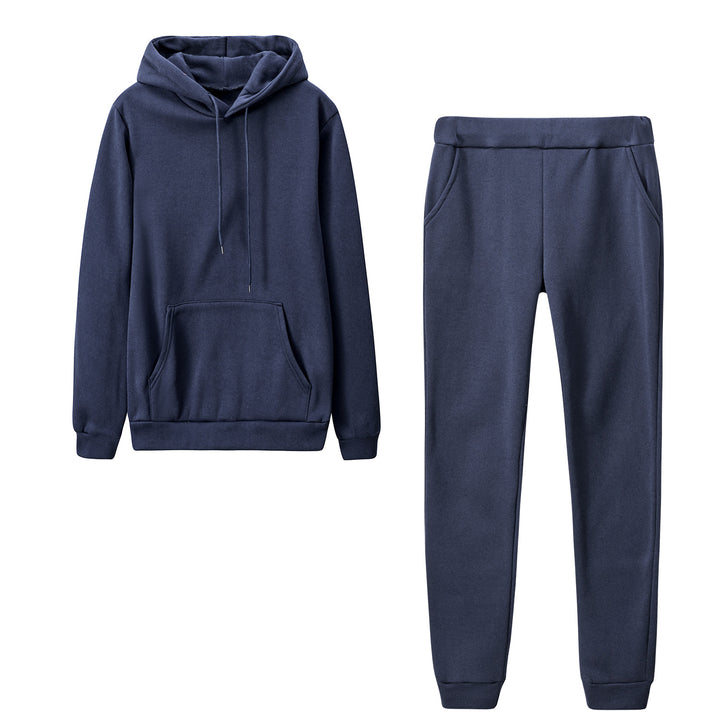 Damen nan Cozy-Loungewear-Set mit oversized Hoodie, Kängurutasche und schmaler Highwaist-Jogginghose Echo Archiv
