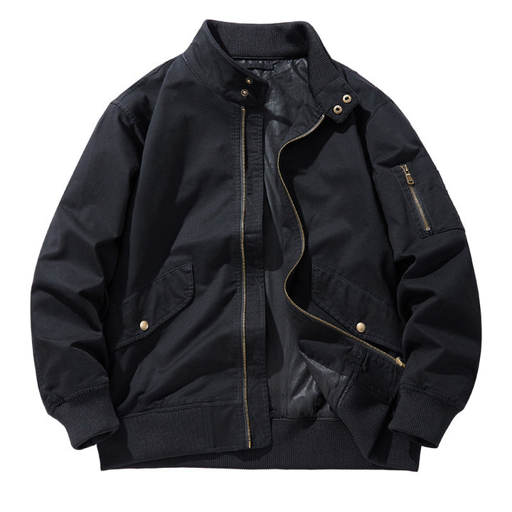 Herren Stilvolle Bomberjacke Echo Archiv