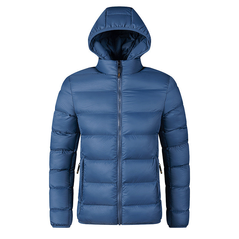 Herren Wasserdichte Steppjacke mit Kapuze Echo Archiv