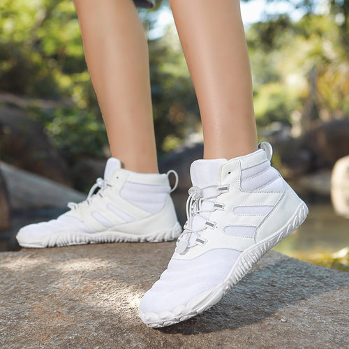 Unisex nan knöchelhoher barfußähnlicher Wassersportschuh mit Schnellzug-Schnürung und flexibler Profilsohle Echo Archiv