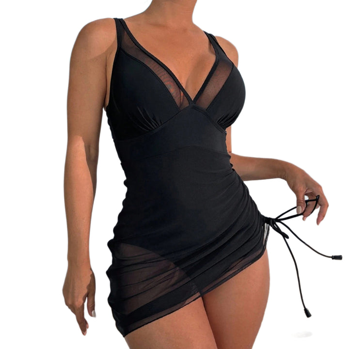 Damen Schickes Wickelkleid-Badeanzug Echo Archiv