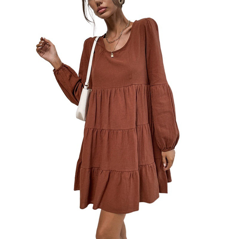 Damen Verspieltes Schichtenkleid Echo Archiv