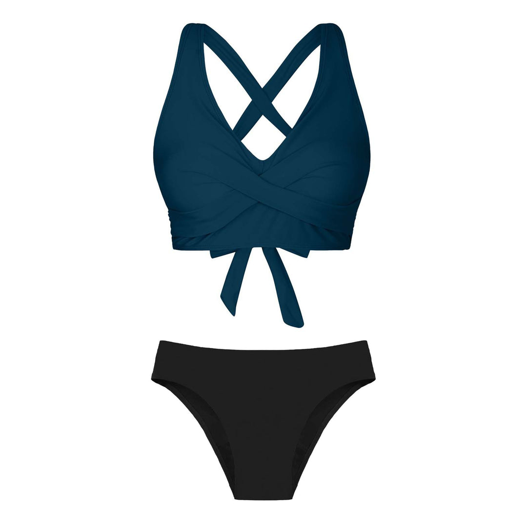 Damen Zweiteiliger Badeanzug mit floralem Design Echo Archiv