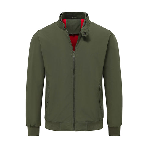 Herren Leichter Softshell‑Blouson mit Stehkragen, Reißverschluss und Kontrastfutter Echo Archiv
