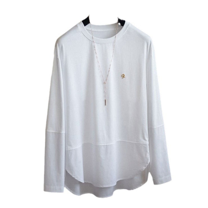 Damen Lässiges Langarmshirt mit elegantem Schnitt Echoarchiv