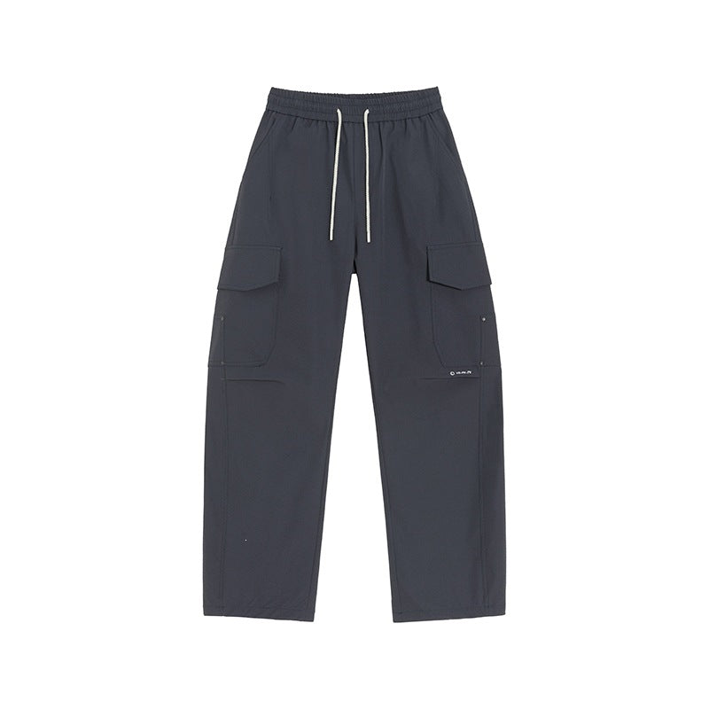 Herren Cargo-Freizeithose mit elastischem Bund, Kordelzug & aufgesetzten Klappentaschen Echoarchiv