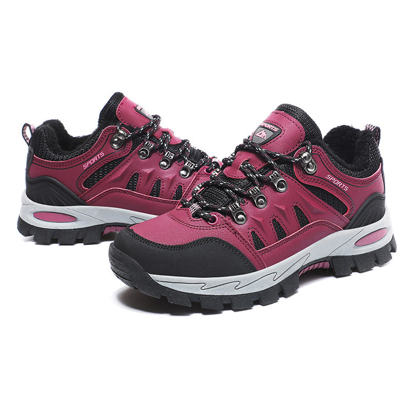 Damen Gefütterte Winter-Trekking‑Halbschuhe mit wasserdichter Oberfläche und griffiger Mehrzonenprofilsohle Echo Archiv