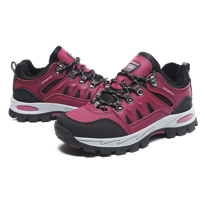 Damen Gefütterte Winter-Trekking‑Halbschuhe mit wasserdichter Oberfläche und griffiger Mehrzonenprofilsohle Echo Archiv