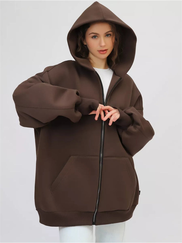 Damen Oversized Kapuzenjacke Echo Archiv