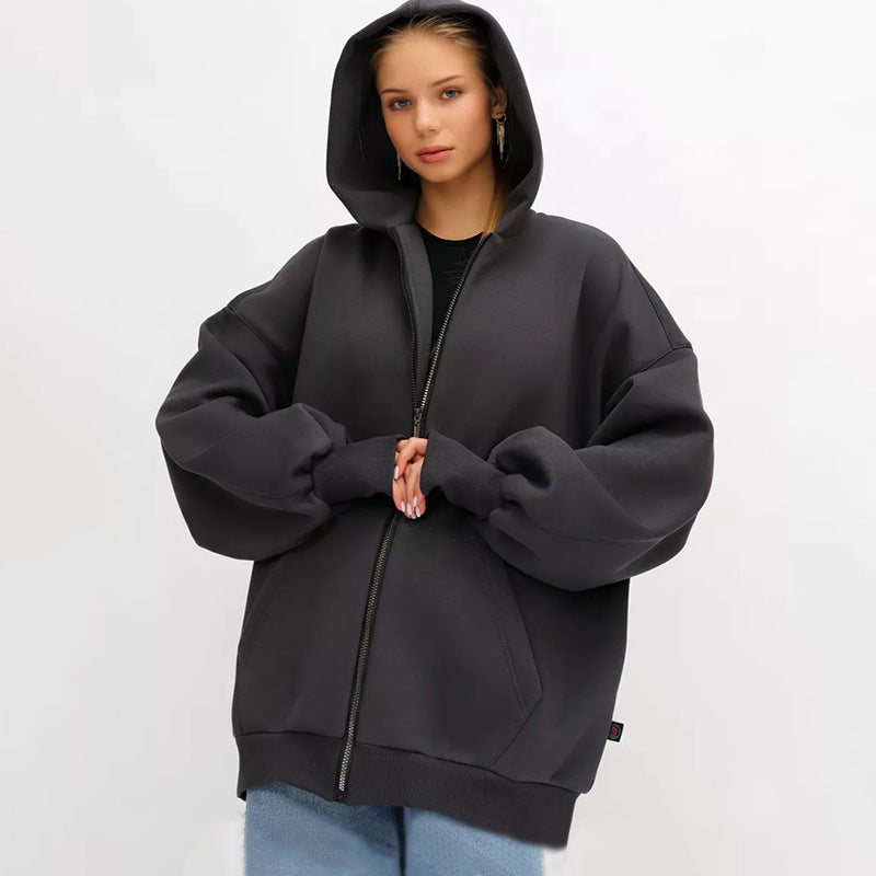 Damen Oversized Kapuzenjacke Echo Archiv
