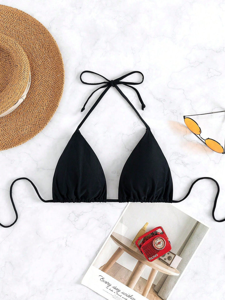 Damen Triangel-Bikini mit verstellbaren Bändern und elastischem Taillenbund Echo Archiv