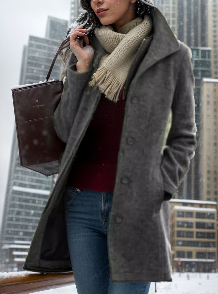 Damen trendiger Oversized-Mantel Echoarchiv