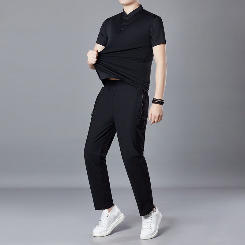 Herren sportliches Poloshirt mit Knopfleiste und modernen Akzenten Echoarchiv