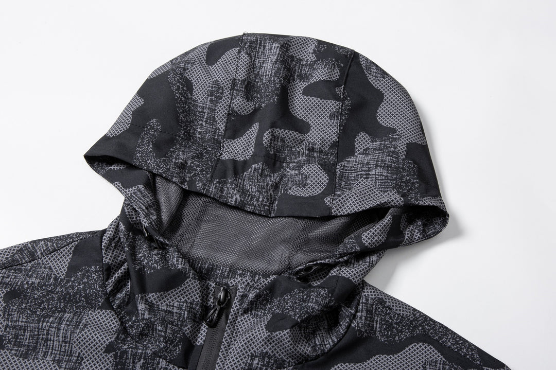 Herren Sportliche Camo-Funktionsjacke Echo Archiv