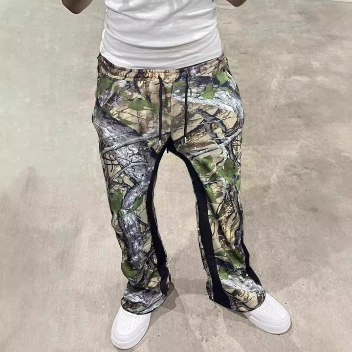 Herren Freizeithose mit innovativem Camouflage-Muster und elastischem Bund Echoarchiv