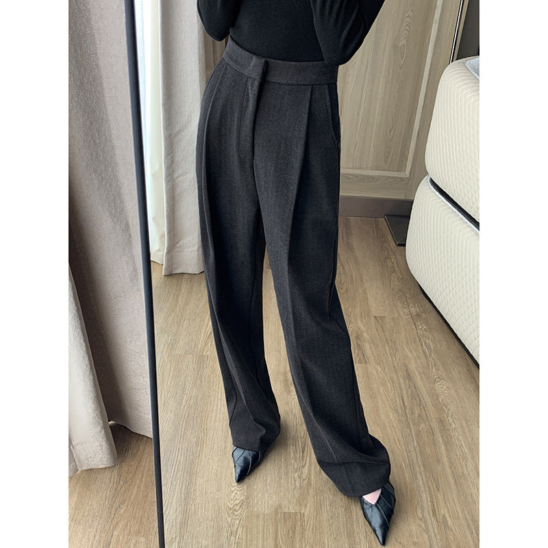 Damen Elegante Hoch taillierte Hose Echoarchiv