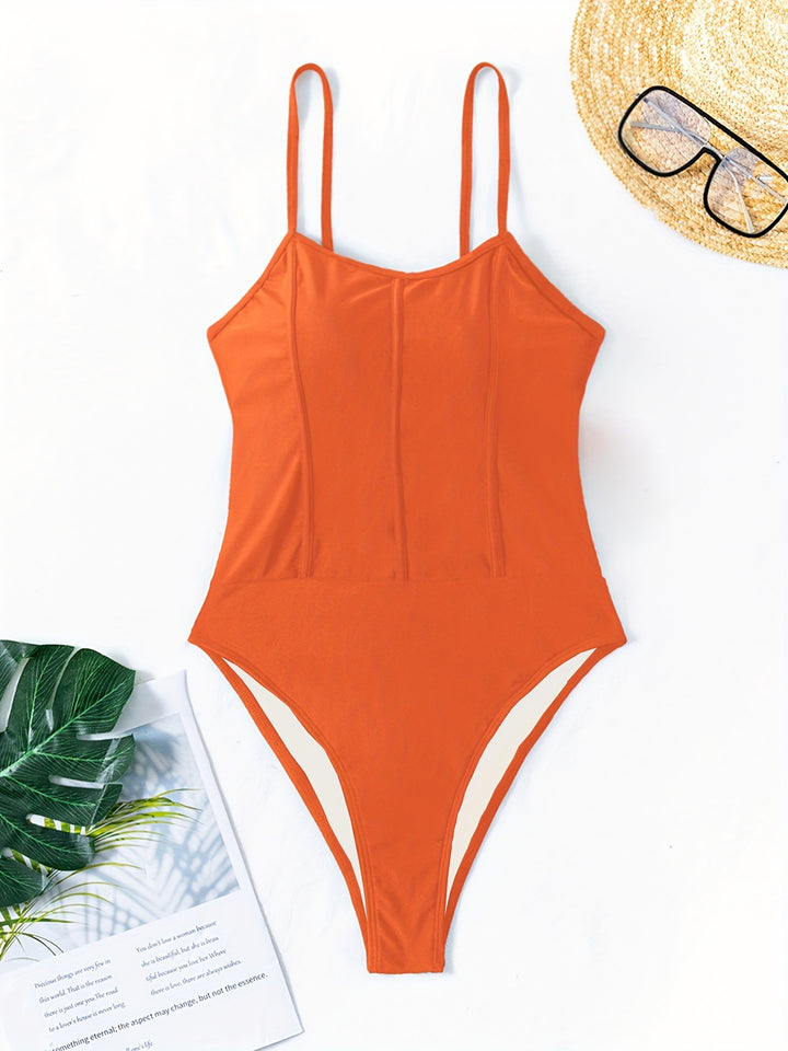 Damen Einteiler Badeanzug mit elegantem Schnitt Echo Archiv