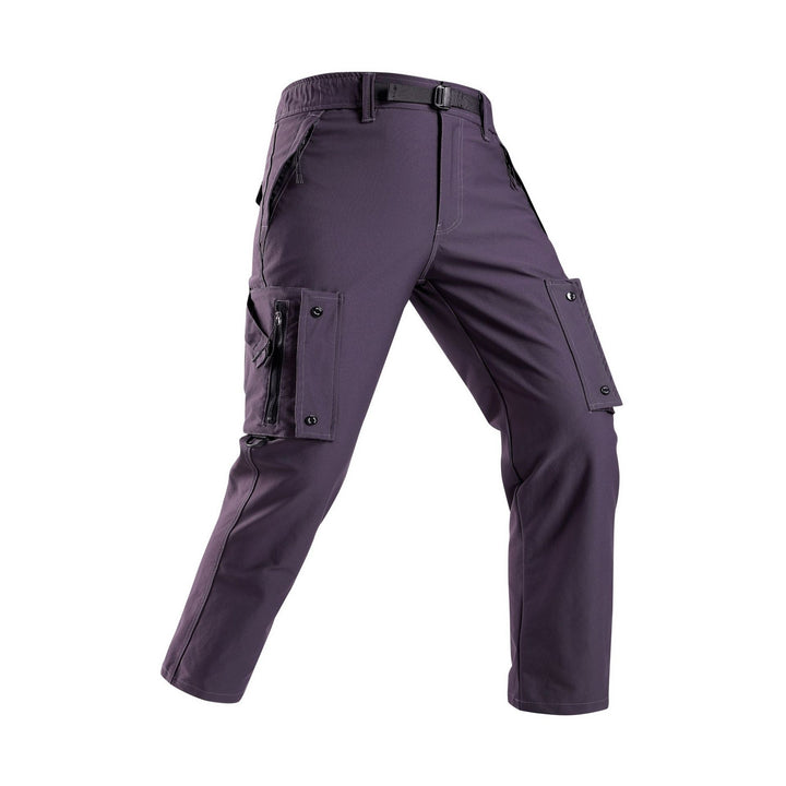 Herren Slim‑Tapered Cargo‑Hose mit Zipper‑Taschen, D‑Ring und Komfortbund Echo Archiv