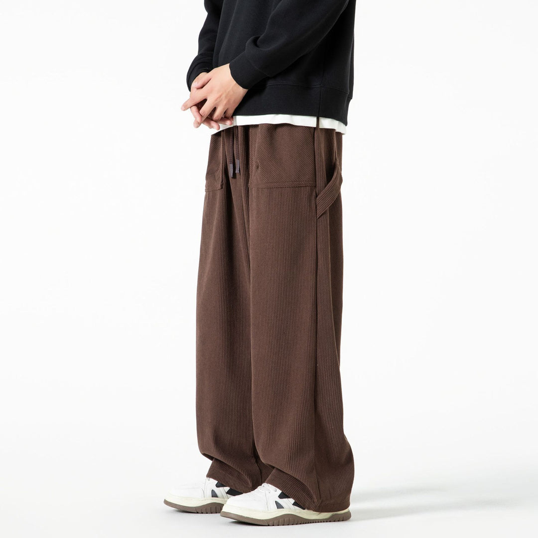 Damen Cordhose mit weitem Bein, elastischem Bund und aufgesetzten Taschen Echo Archiv
