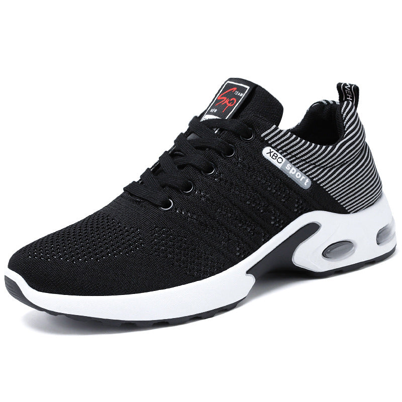 Herren nan atmungsaktive leichte Strick-Sneaker mit Luftkissen und rutschfester Laufsohle Echo Archiv
