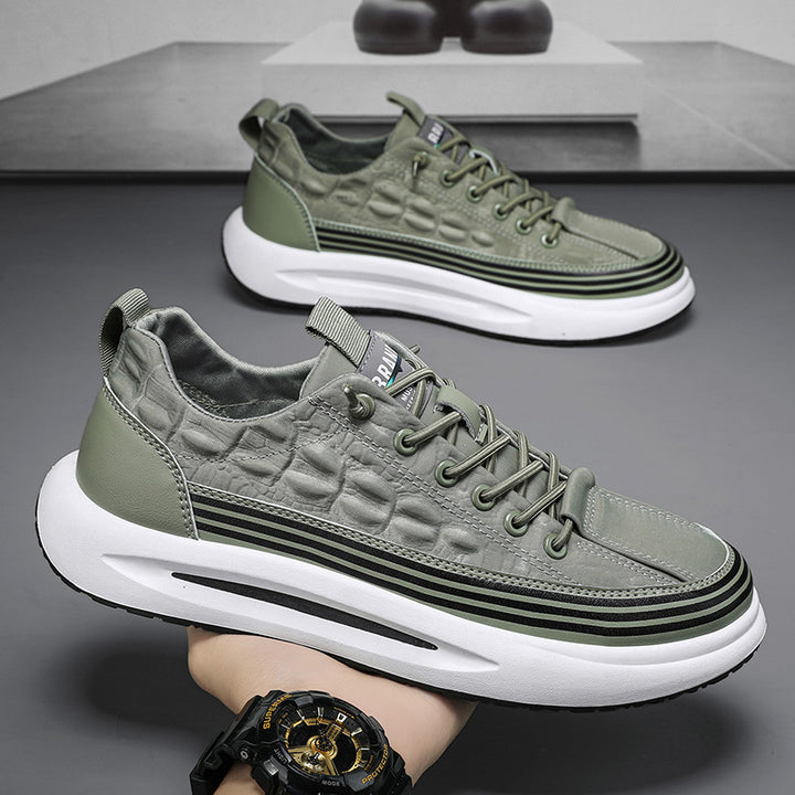 Herren Urbaner Chunky-Sneaker mit gestreifter Zwischensohle und gepolsterter Fersenkappe Echoarhiv
