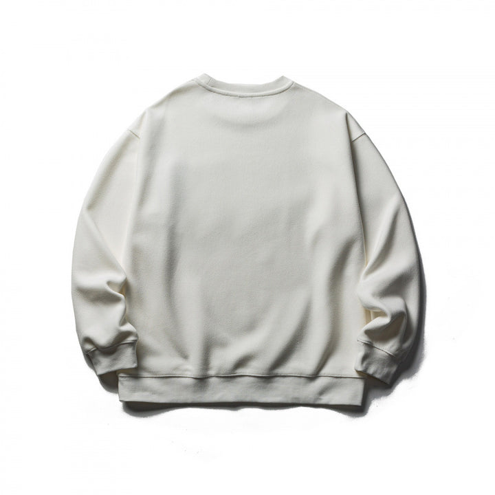 Unisex Oversize-Sweatshirt mit aufgesetzter Brusttasche und D-Ring Echo Archiv