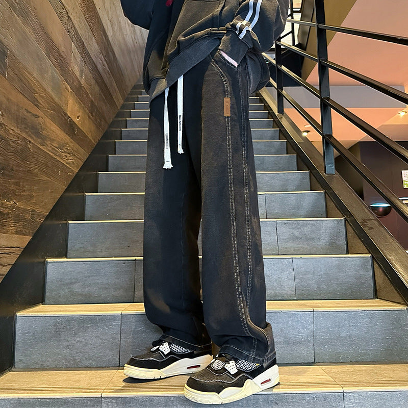 Herren lässige und weite Jeans Echo Archive