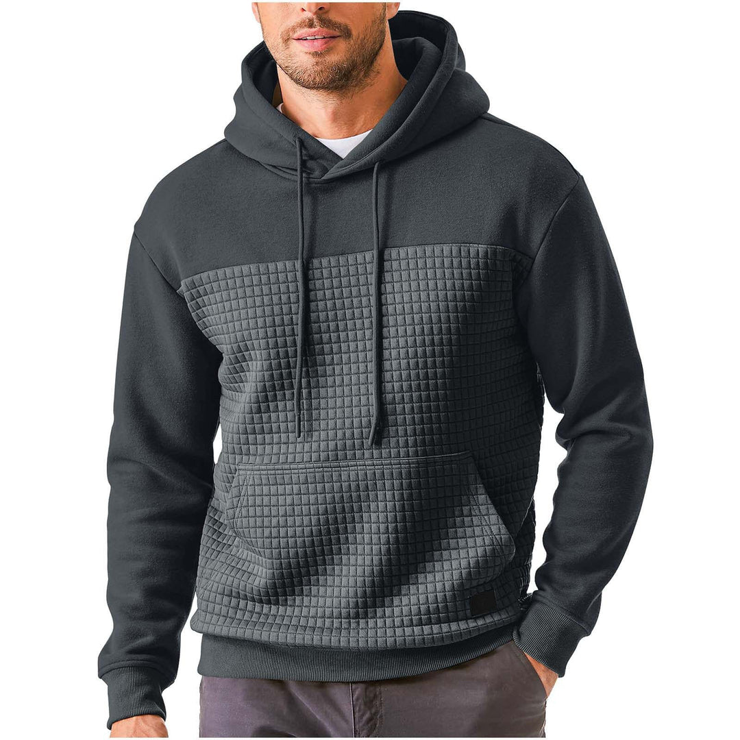 Herren Kapuzenpullover mit strukturiertem Obermaterial Echoarchiv