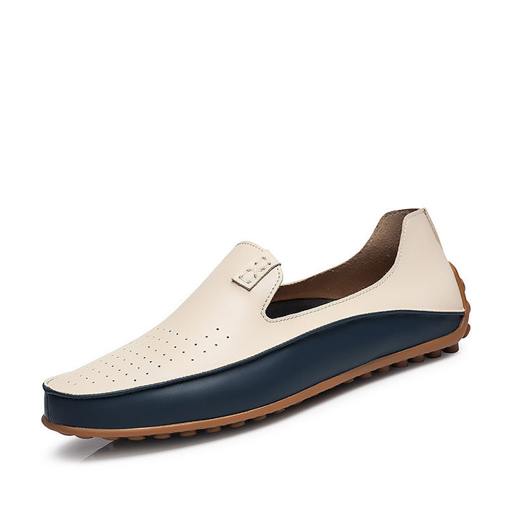 Damen eleganter Driving‑Mokassin mit weichem Lederlook, gepolstertem Komfortfußbett und profiliertem Noppenlaufsohle Echo Archiv
