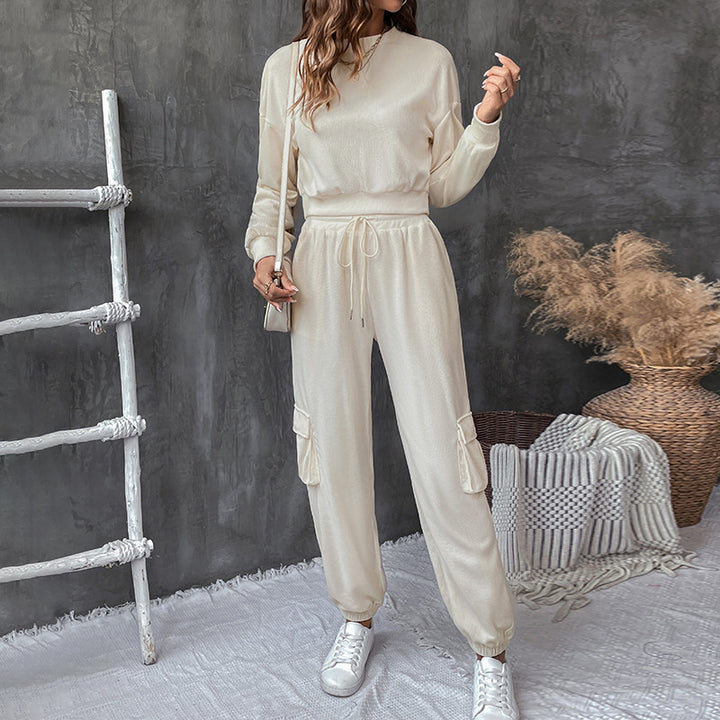 Damen Lässiges Relaxed-Fit Jogginganzug Echo Archiv