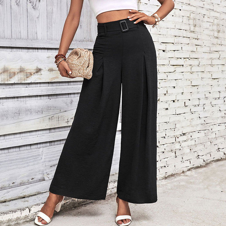 Damen Weitgeschnittene Hose mit Taillenkordel Echo Archiv