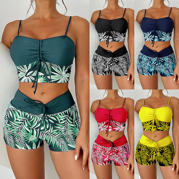 Damen Sportliches Bikini-Top mit Shorts Echo Archiv