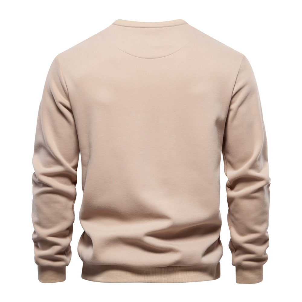 Herren Sweatshirt mit praktischem Brustreißverschluss und weichem Innenfutter Echoarchiv