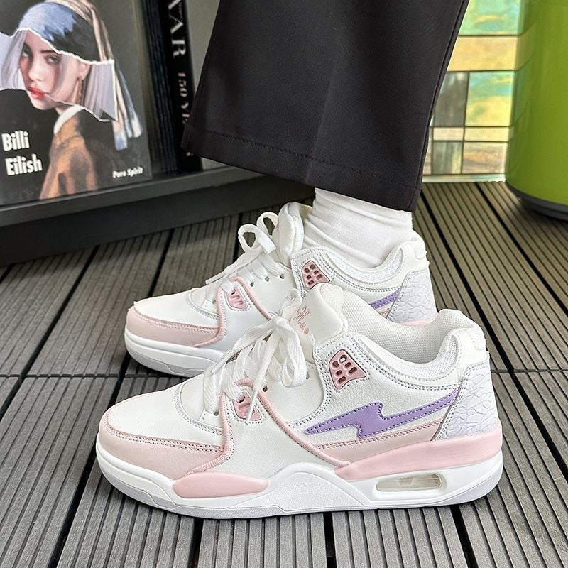 Damen Sportliche Sneaker mit High-Top Design und atmungsaktiver Oberflächenstruktur Echo Archiv