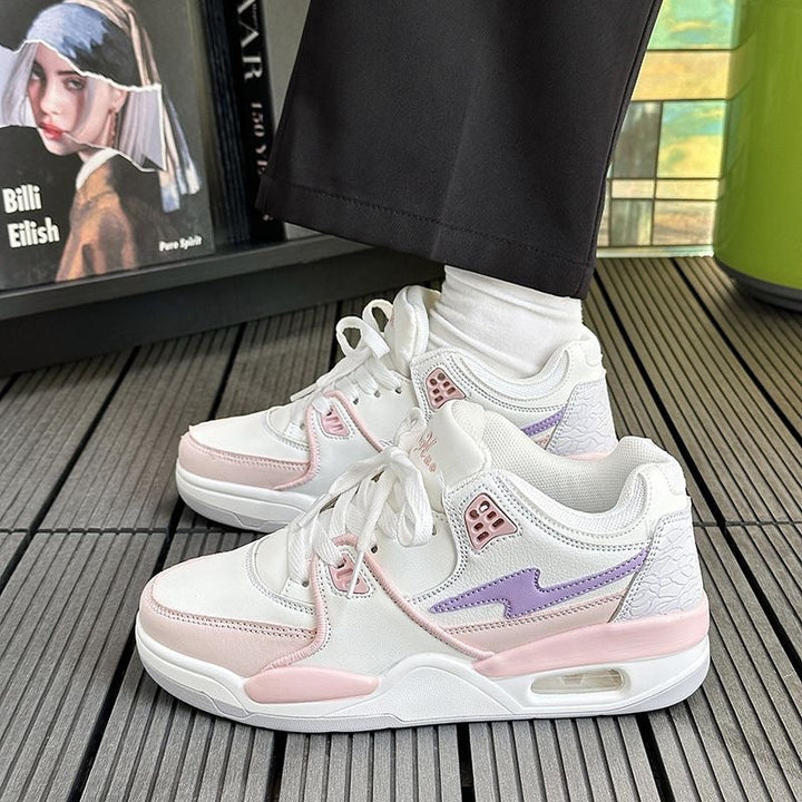 Damen Sportliche Sneaker mit High-Top Design und atmungsaktiver Oberflächenstruktur Echo Archiv
