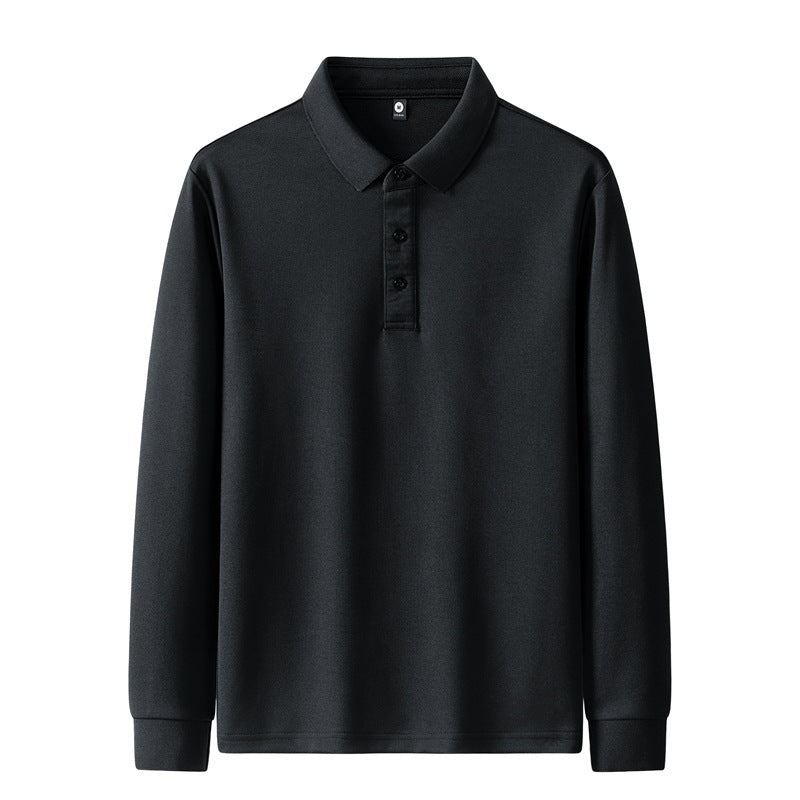 Damen Poloshirt mit langem Arm und Knopfdetails Echo Archiv