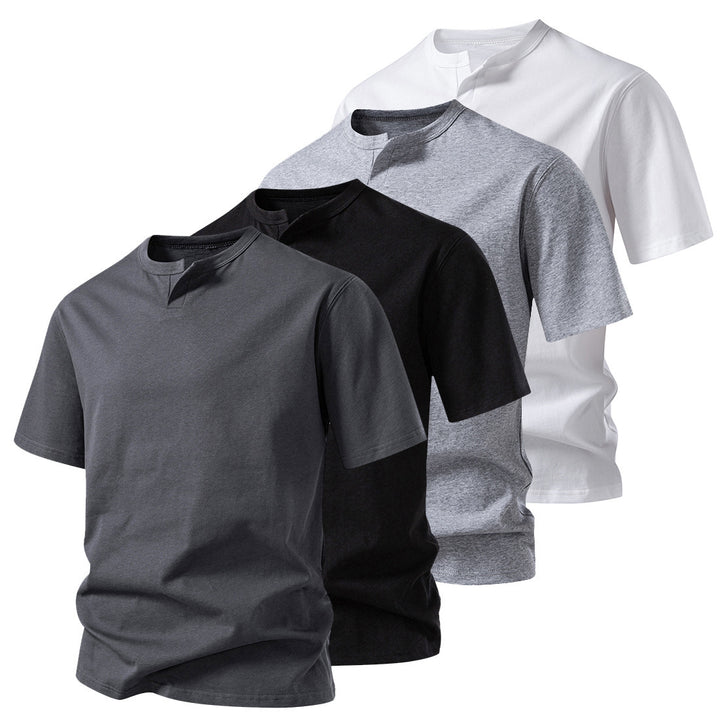 Herren T-Shirt mit modernem Ausschnitt und komfortablem Schnitt Echoarchiv