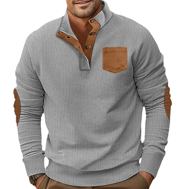 Herren Sweatshirt mit kontrastierenden Details Echoarchiv