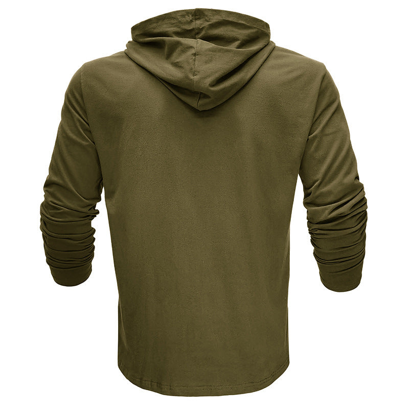 Herren Langarm-Hoodie mit lässigem Schnitt Echoarchiv