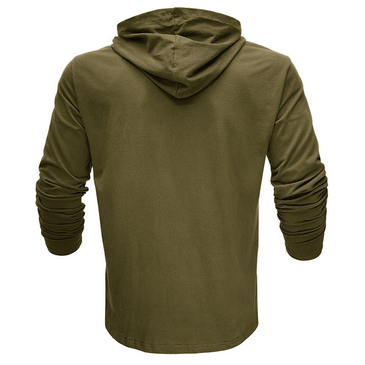 Herren Langarm-Hoodie mit lässigem Schnitt Echoarchiv