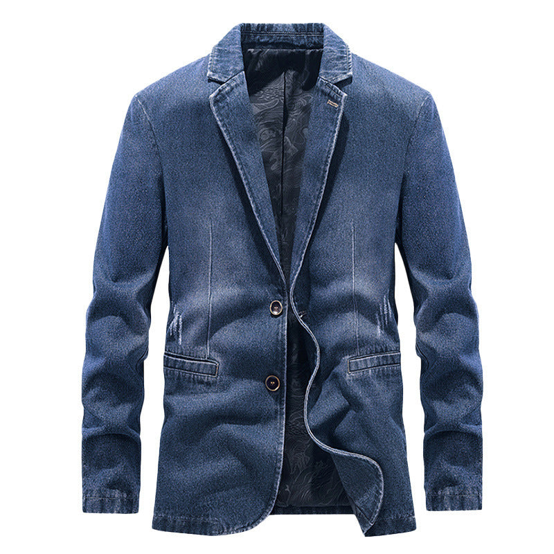 Herren Modische Denim Blazer Echo Archiv