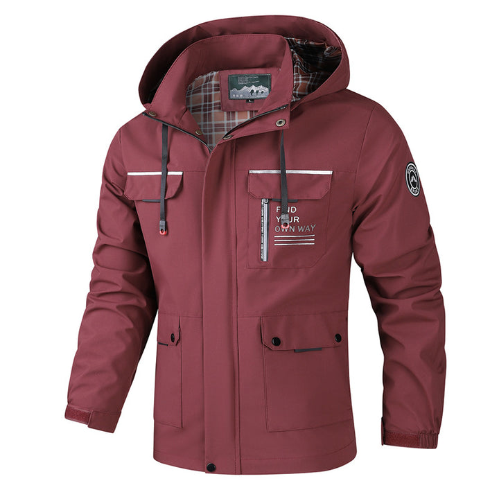Herren Wetterfeste multifunktionale Jacke Echo Archiv