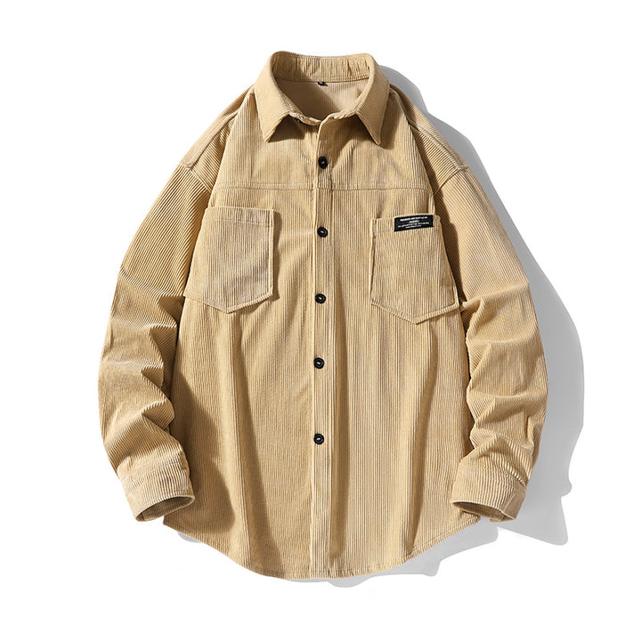 Herren Cordhemdjacke mit zwei Brusttaschen Echoarchiv