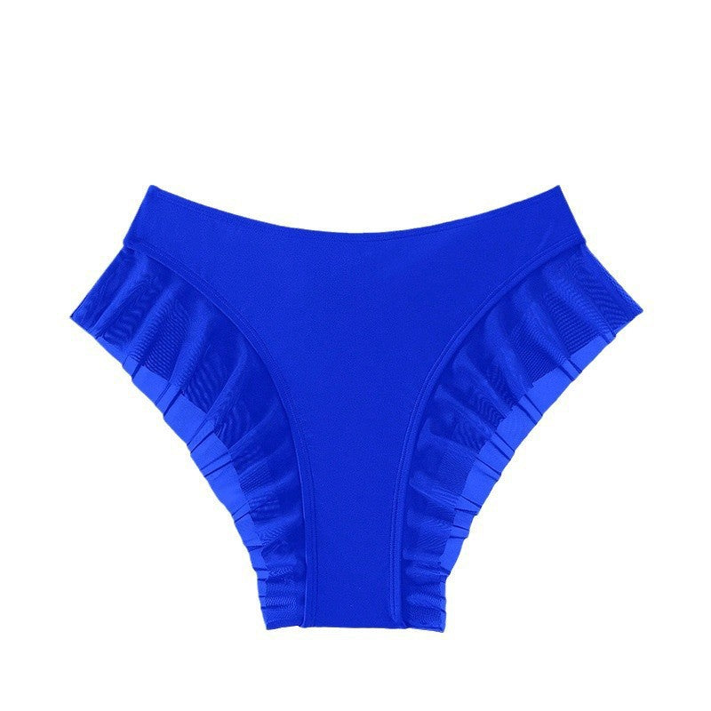 Damen Bikinislip mit Rüschen und hohem Taillenbereich Echo Archiv